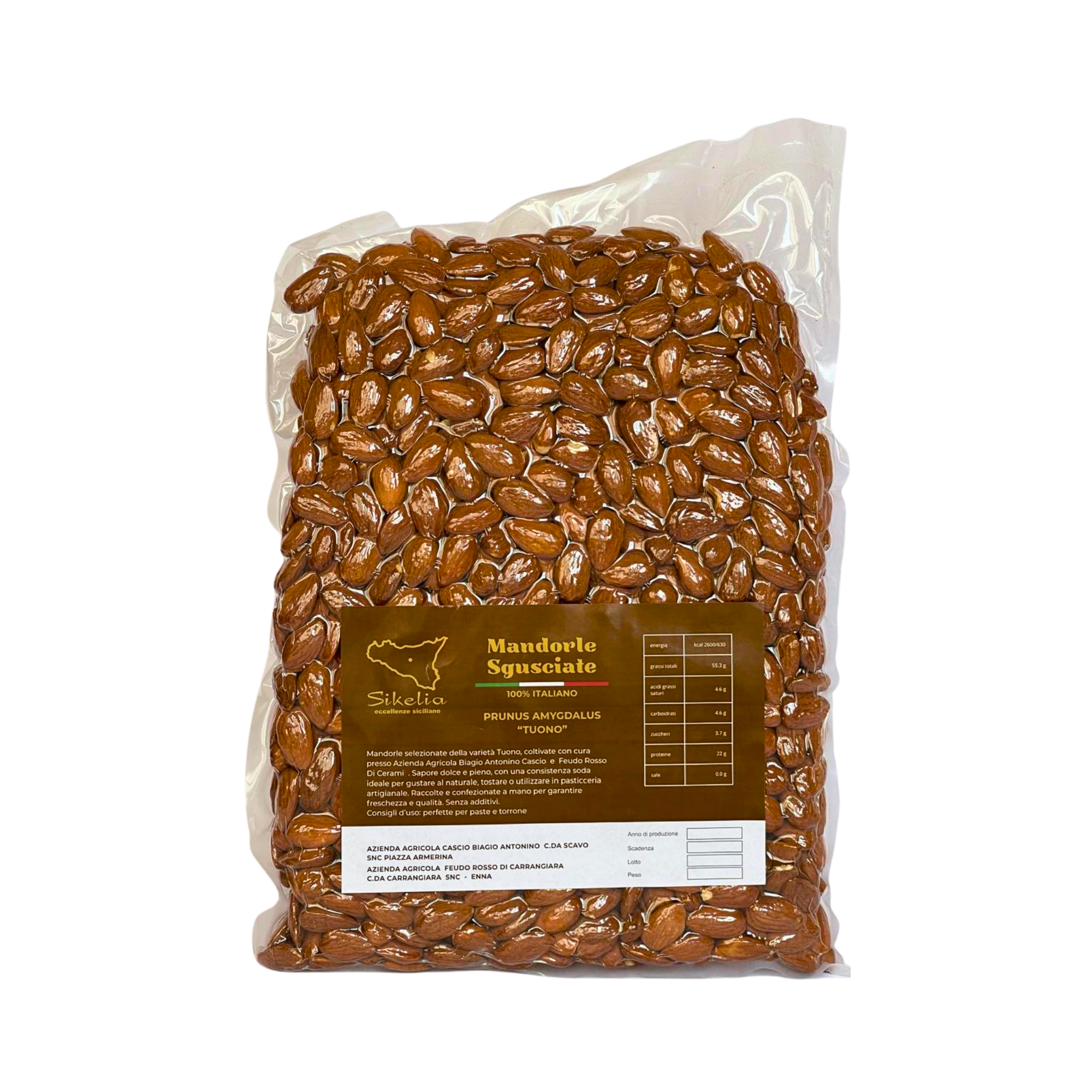 Mandorle Sgusciate | Raccolto 2025